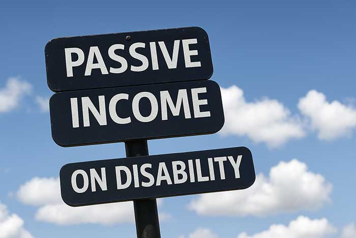passive income on disability
