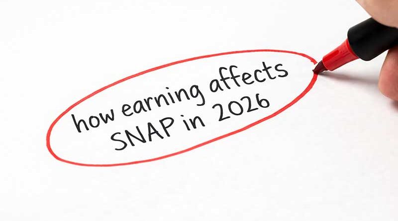 how earning income affects SNAP 2026