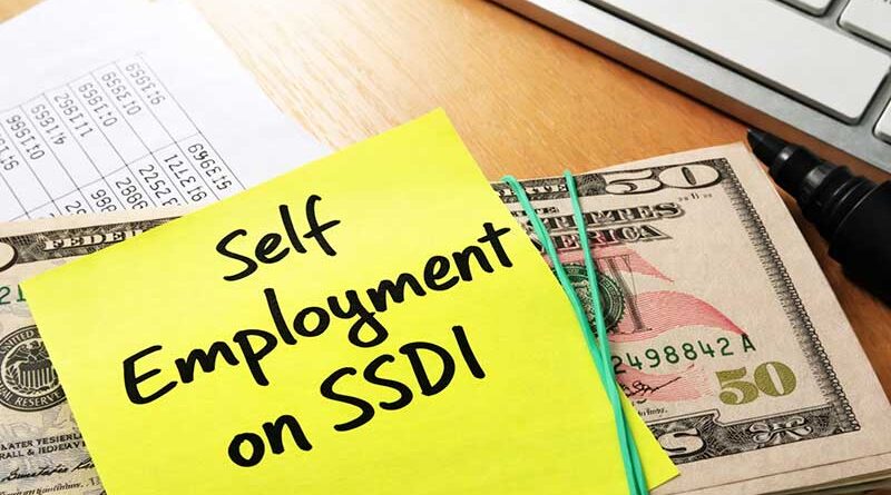 self employment on social security SSDI