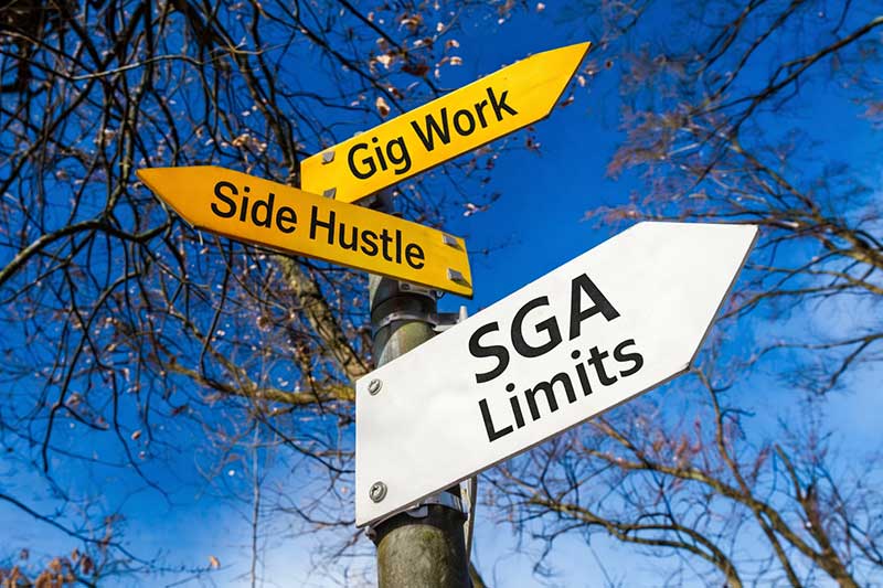 does side hustle count as SGA